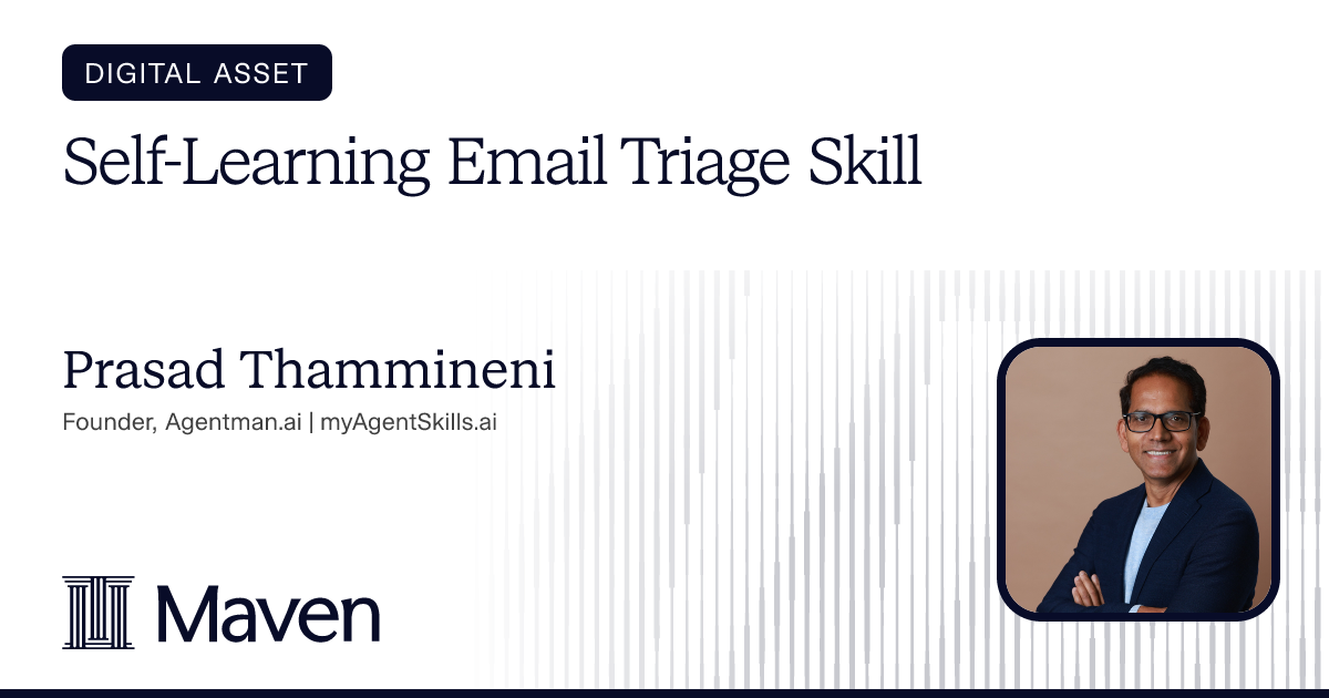 Self-Learning Email Triage Skill cover image